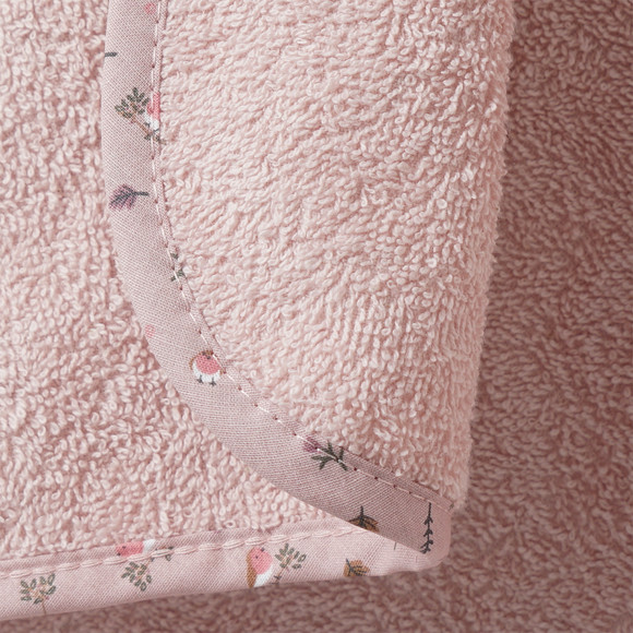 Sjaal met capuchon en appliqué van hert