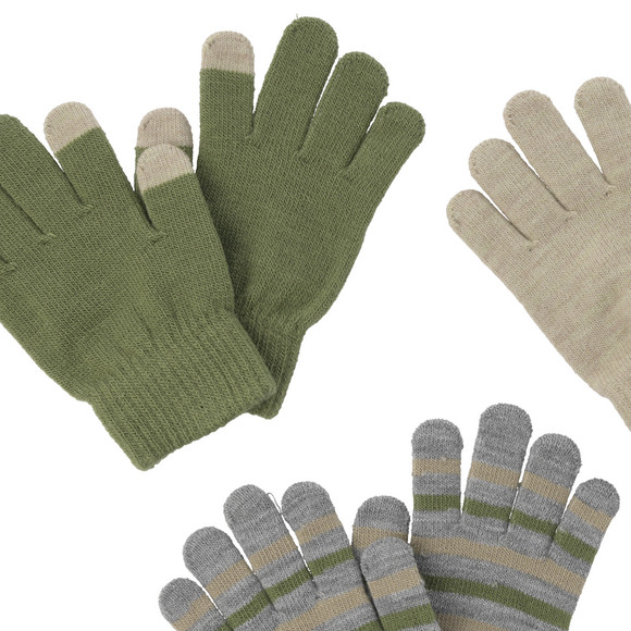 Set van 3 paar jongenshandschoenen