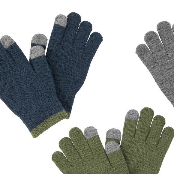 Set van 3 paar jongenshandschoenen