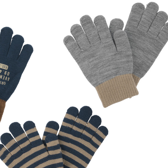 Set van 3 paar jongenshandschoenen