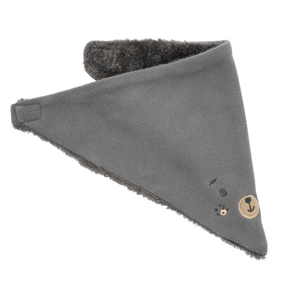 Baby fleece bandana met pluche voering