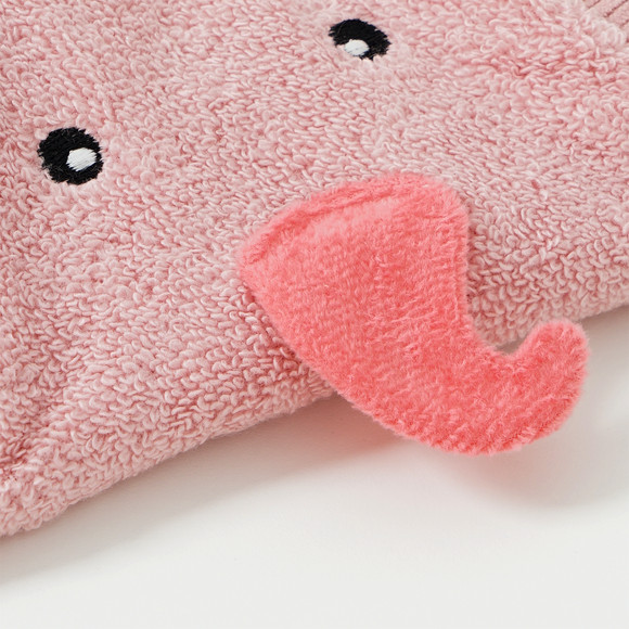 Washandje in olifantenontwerp