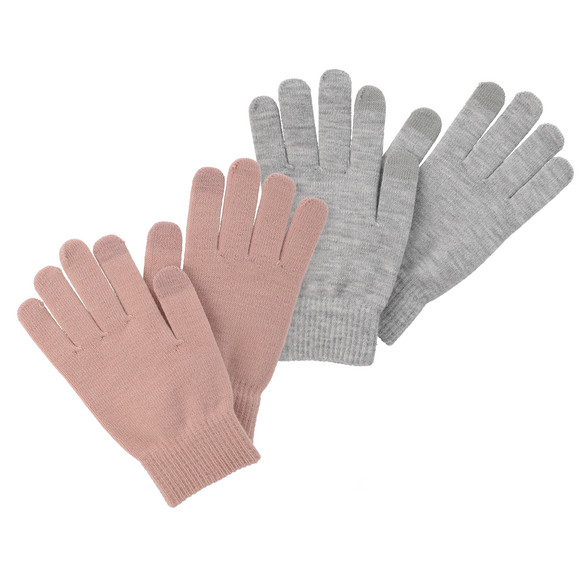 2 Paar Damen Handschuhe im Set
