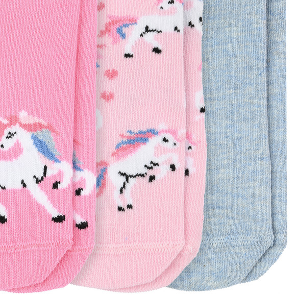 3 Paar Mädchen Sneaker-Socken im Set