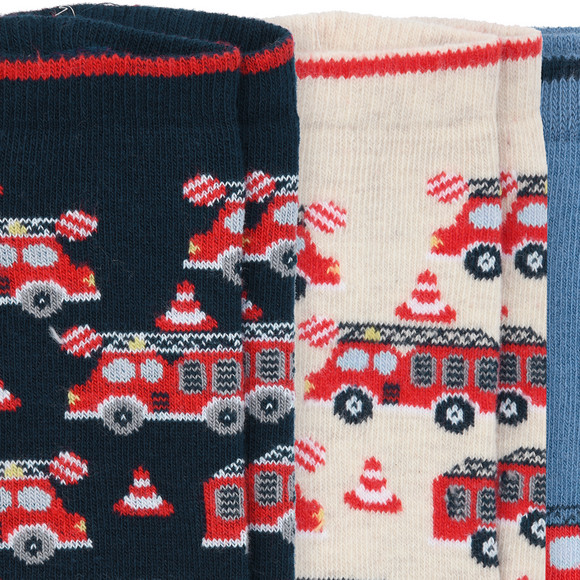 3 Paar Jungen Sneaker-Socken im Set