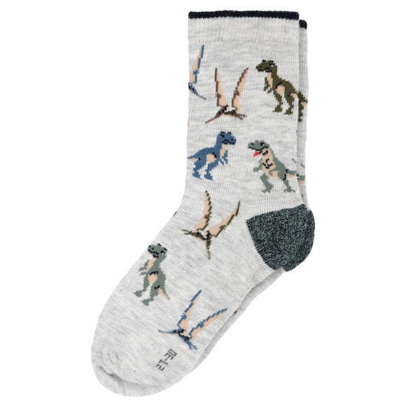 3 Paar Jungen Socken mit Dino-Motiven