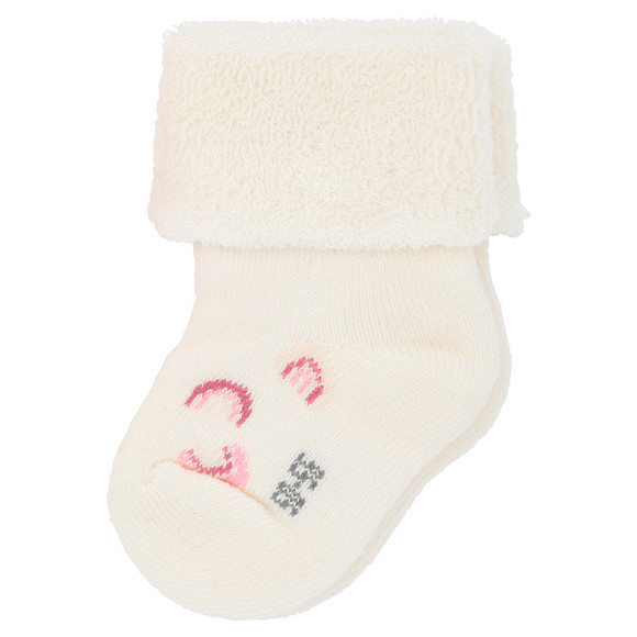 2 Paar Newborn Socken mit Umschlag