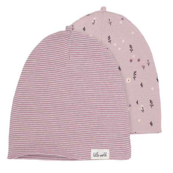 Set van 2 Newborn mutsen