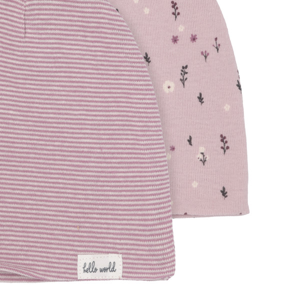 Set van 2 Newborn mutsen