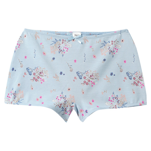 3 Mädchen Pantys mit floralem Dessin