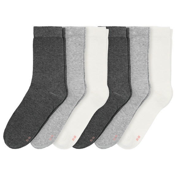 6 Paar Damen Socken aus Bio-Baumwolle