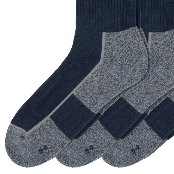2 Paar Herren Trekkingsocken mit Frotteesohle