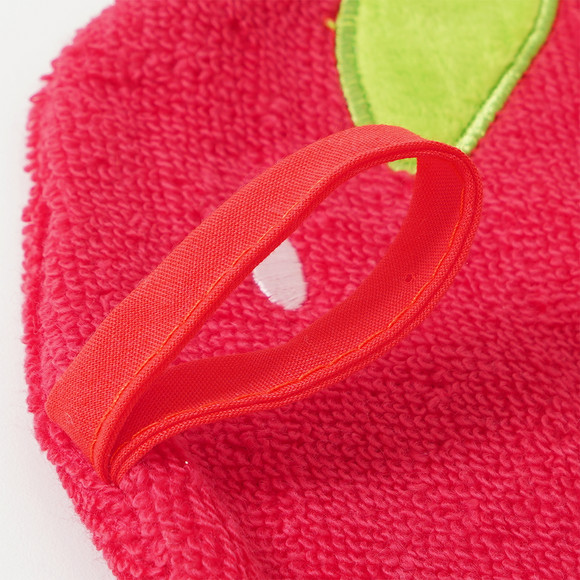 Waschhandschuh Erdbeere