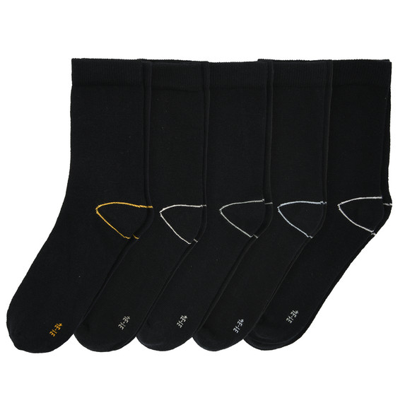 5 Paar Kinder Socken mit dezenten Streifen