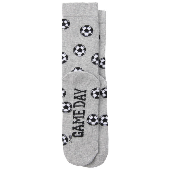 3 Paar Jungen Socken mit Fußball-Motiven