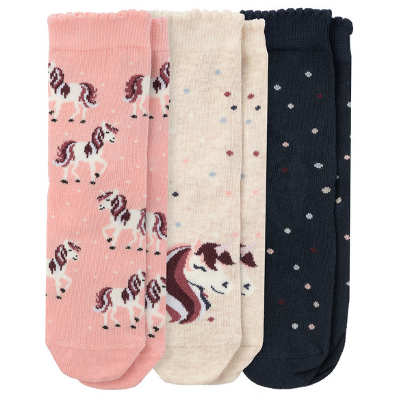 3 Paar Mädchen Socken im Set