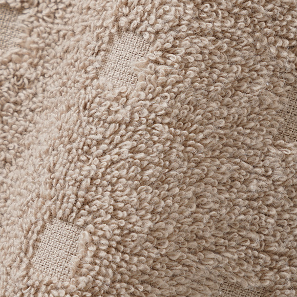 Handdoek met grafische structuur