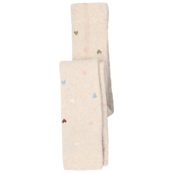 2 Baby Frottee-Leggings mit Herzen
