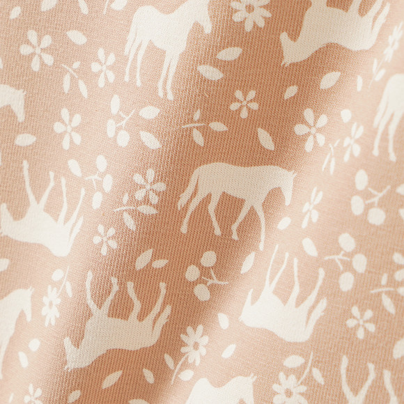 2 meisjeshemdjes met paardenmotieven