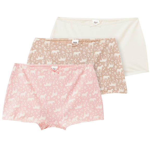 3 Mädchen Pantys in verschiedenen Dessins