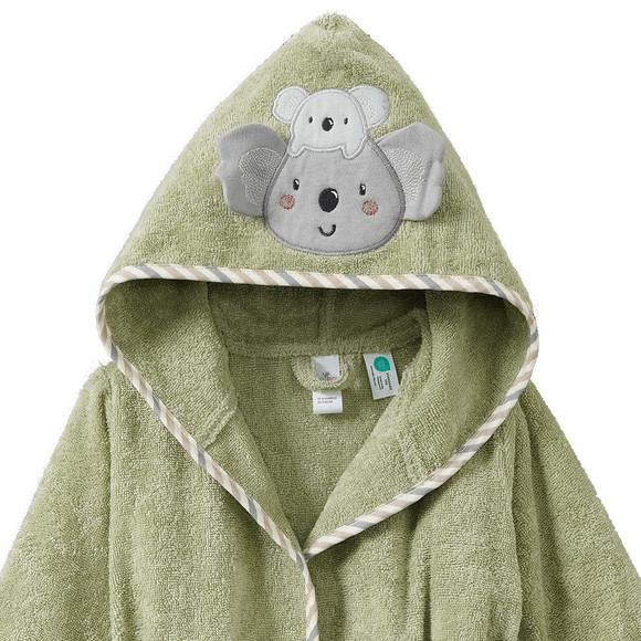 Baby Bademantel mit Koala-Applikation