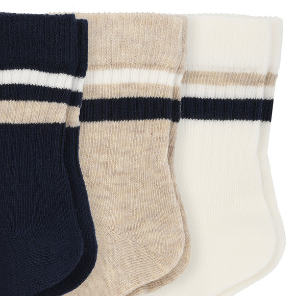 3 Paar Baby Socken mit Rippbündchen
