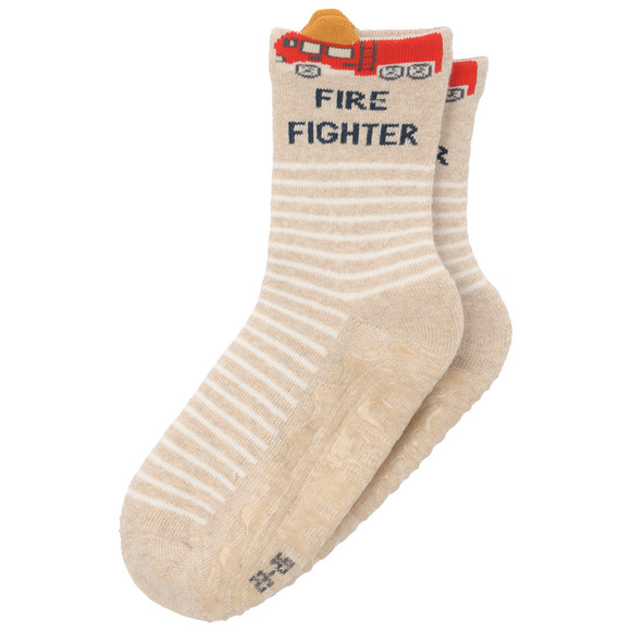 2 Paar Jungen Stoppersocken mit Frottee