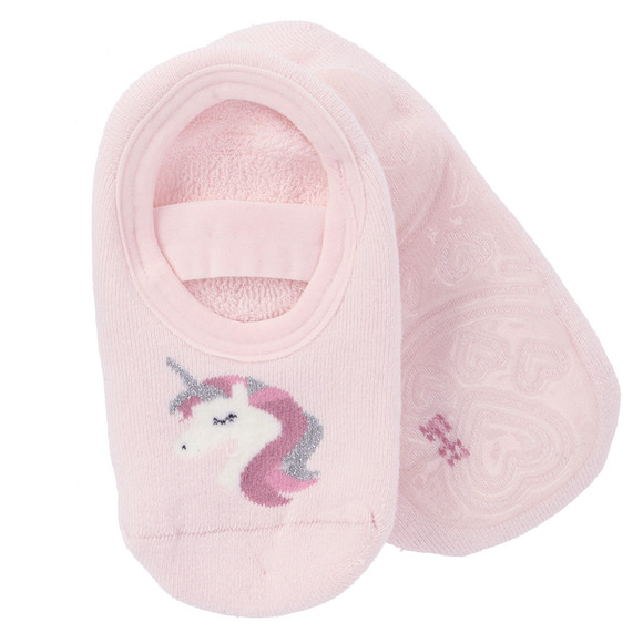 2 Paar Mädchen Stoppersocken mit Gummizug
