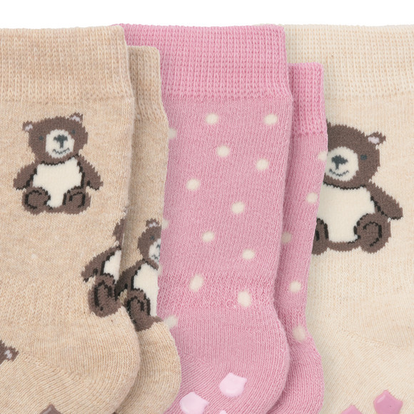 3 Paar Baby Stoppersocken im Set