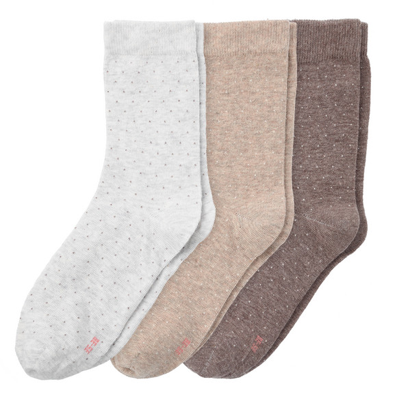 3 Paar Damen Socken mit Baumwolle