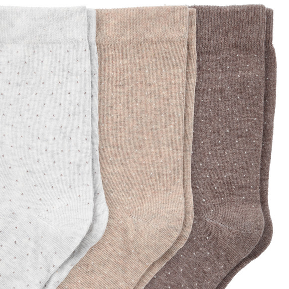3 Paar Damen Socken mit Baumwolle