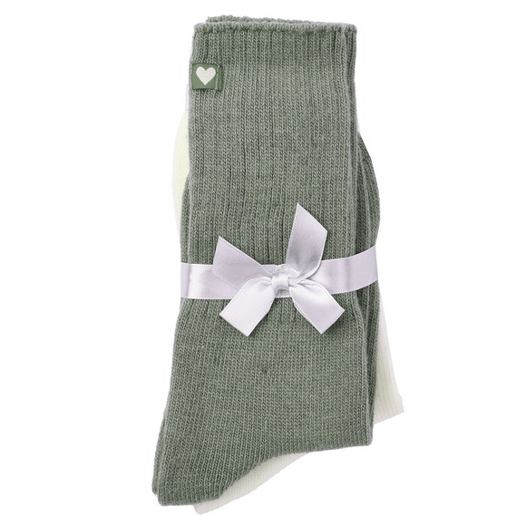 2 Paar Damen Socken mit Wollanteil