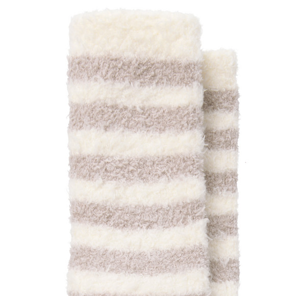 1 Paar Damen Kuschelsocken mit Streifen