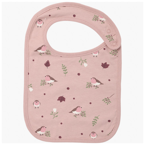3 Baby Lätzchen mit Blumen-Motiven