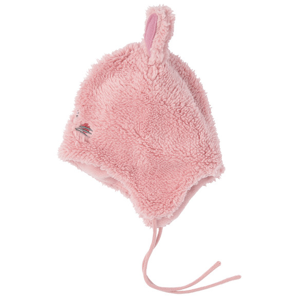 Baby Mütze mit Plüsch