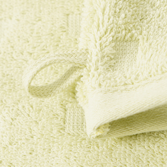 Waschhandschuh mit grafischer Struktur