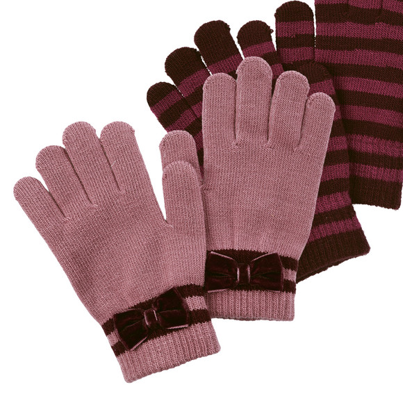 3 Paar Mädchen Handschuhe im Set