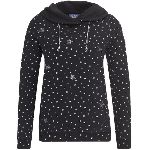 Damen Sweatshirt mit Sternchen allover | Ernsting's family Damen Sweatshirt mit Allover Motiv | Ernsting's family