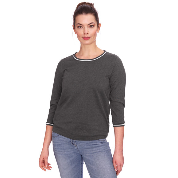 Damen Sweatshirt mit elastischem Saum | Ernsting's family Damen Sweatshirt mit elastischem Saum | Ernsting's family