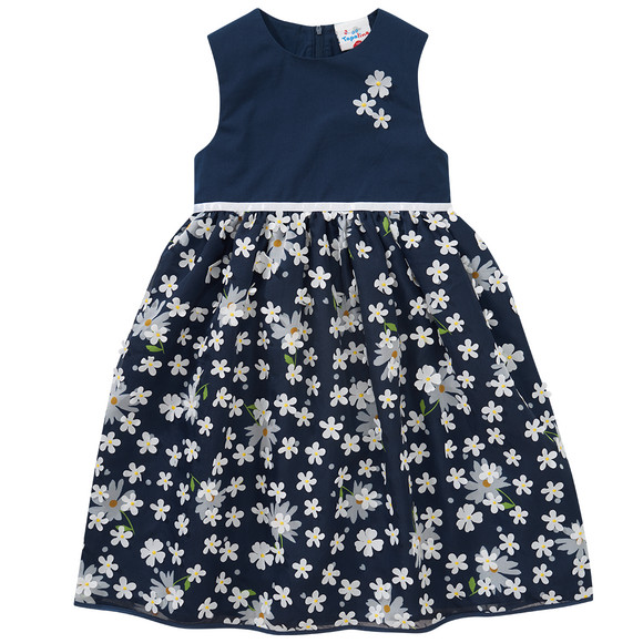 Festliches Madchen Kleid Mit Blumen Allover Ernsting S Family 