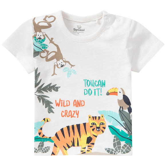 Baby T-Shirt mit Dschungel-Motiv