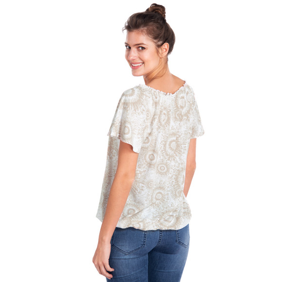 Damen T-Shirt mit Batik-Print