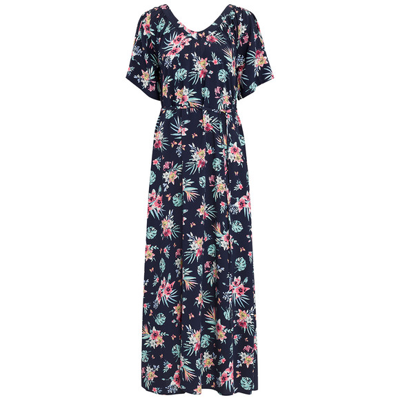 Damen Maxi Kleid Mit Floralem Muster Ernsting S Family