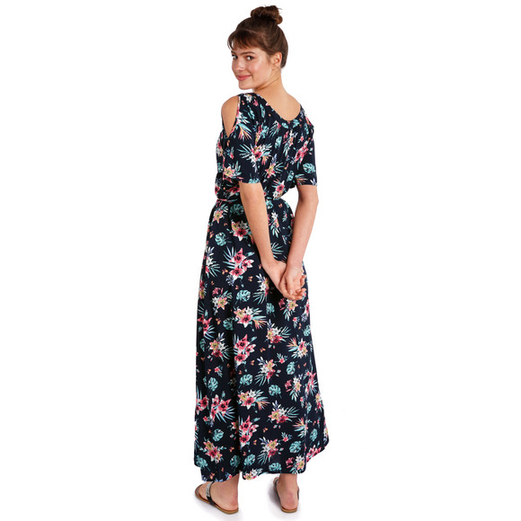 Damen Maxi Kleid Mit Floralem Muster Ernsting S Family