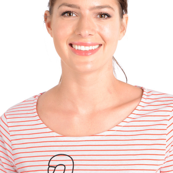 Damen T-Shirt mit Flamingo-Print