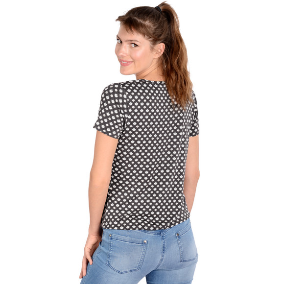 Damen T-Shirt mit Streublumen-Allover