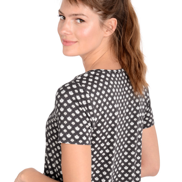 Damen T-Shirt mit Streublumen-Allover