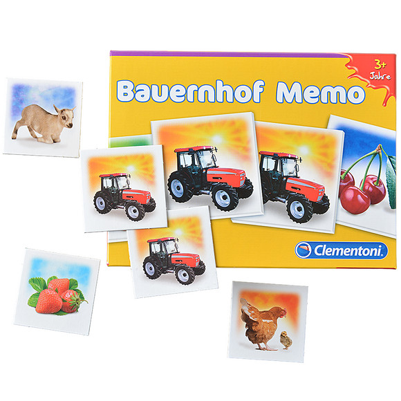 Bauernhof Memo mit 48 Karten | Ernsting's family Fahrzeuge Memo mit 48 Karten | Ernsting's family