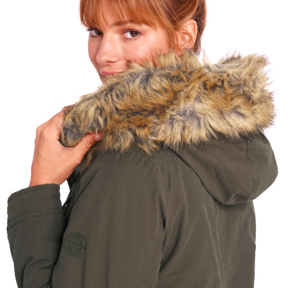 Damen Parka Mit Abnehmbarem Webpelz Ernsting S Family