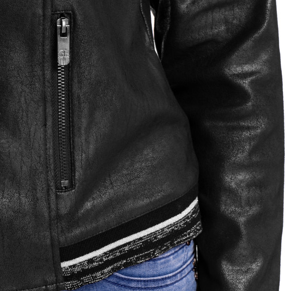 Damen Lederimitatblazer im Biker Look | Ernsting's family Damen Lederimitatblazer im Biker Look | Ernsting's family